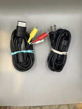 Cabo de alimentação e cabo de alimentação composto de áudio/vídeo Sega Dreamcast fabricante de equipamento original! Cabos A/V AC AV comprar usado  Enviando para Brazil