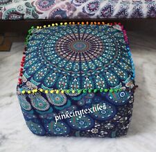 Peacock mandala pouf d'occasion  Expédié en Belgium