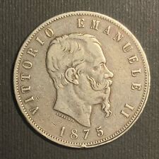 Lire 1875 regno usato  Paderno Dugnano