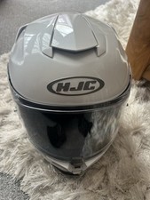 Hjc white motorcycle for sale  HEREFORD