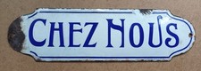 Plaque émaillée ancienne d'occasion  Frangy