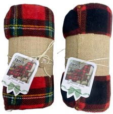 Coperta plaid scozzese usato  Atina