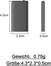 Kleinster tragbare sprachrekor gebraucht kaufen  Bad Steben