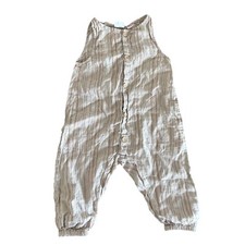Macacão ZARA 100% linho peça única bebê menino menina 18/24 meses resort de verão comprar usado  Enviando para Brazil