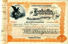 Isabella gold mining for sale  Taos