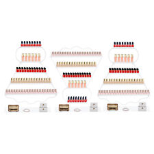 6 peças prateleiras de esmaltes de parede rack de exibição de esmaltes branco comprar usado  Enviando para Brazil