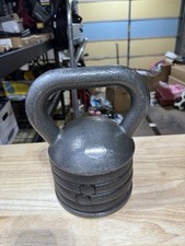 Kettlebell ajustável 20 lb peso exercício academia fitness, usado comprar usado  Enviando para Brazil