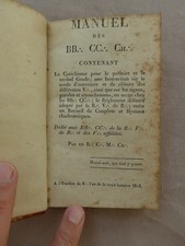 Manuel charbonniers 1813 d'occasion  Paris IX