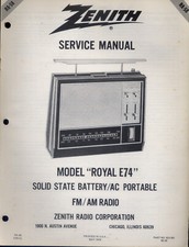 Zenith service manual for sale  Hebron