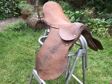Tan leather saddle. for sale  BLAYDON-ON-TYNE