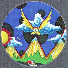 Adesivo Decalque Grateful Dead Vintage Original Coruja Voando VW Ônibus Motorização Montanha comprar usado  Enviando para Brazil