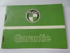 Riginal puch garantieschein gebraucht kaufen  Wiesloch