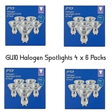 GU10 REGULÁVEL 50W x 24 TCP LÂMPADAS DE HALOGÊNIO SPOLTLIGHT SUPER VALOR NEGÓCIO, usado comprar usado  Enviando para Brazil