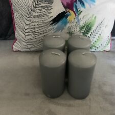 Grey pillar candles for sale  BILSTON