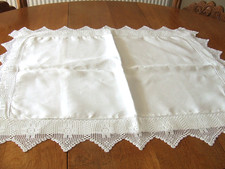 Vintage white linen for sale  STOKE-ON-TRENT