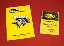 Betriebsanleitung meiller seit gebraucht kaufen  Estorf