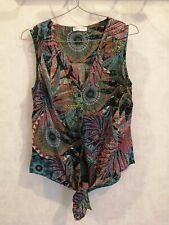 Blouse multicolore viscose d'occasion  Bourg-de-Thizy