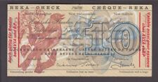 Suíça-Ex cheque 10 Francos 1.12.1986 muito boa Frete Baixo, usado comprar usado  Enviando para Brazil