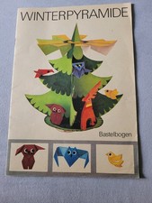 Ddr bastelbogen winterpyramide gebraucht kaufen  Berlin