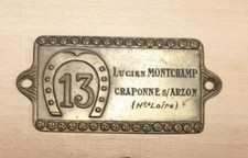 Old metal plate d'occasion  Expédié en Belgium
