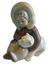 Lladro figurine eskimo for sale  STOCKTON-ON-TEES