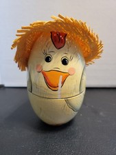 Bonecas vintage de madeira para aninhar galinhas 10 bebês comprar usado  Enviando para Brazil