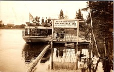 CHEBOYGAN, MICHIGAN - HACKMATACK INN - BARCO DE PESCA - 1912 FOTO REAL CARRO POSTAL7 comprar usado  Enviando para Brazil