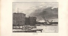 Stampa antica civitavecchia usato  Lecco
