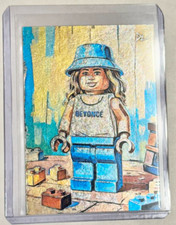Usado, Cartão comercial Beyoncé folheado a platina assinado por artista "The Minifigure" 1/1 comprar usado  Enviando para Brazil