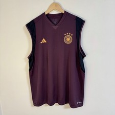 Camiseta Jersey Adidas Masculina Tamanho 2XL Germany Team 2022/2023 Training Sem Mangas comprar usado  Enviando para Brazil