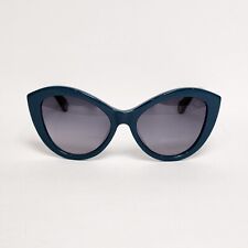 Óculos de sol feminino Zac Posen Shelley azul água com lentes gradientes cinza comprar usado  Enviando para Brazil