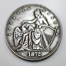 MEDIO DOLAR USA 1872 CON LA LIBERTAD SENTADA comprar usado  Enviando para Brazil