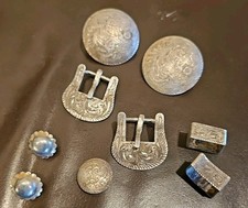 Lot silver conchos for sale  Cody