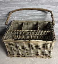 Vintage handmade wicker for sale  MANCHESTER