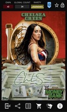Chelsea Green Red Signature Legendary 75cc - Topps Slam WWE Money In The Bank 25 comprar usado  Enviando para Brazil
