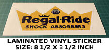 ADESIVO DECALQUE VINIL AMORTECEDORES REGAL-RIDE - NAPA - VINTAGE NASCAR - CORRIDA comprar usado  Enviando para Brazil