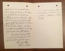 Lettera autografa mario usato  Milano