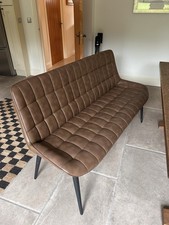 Padded brown faux for sale  MARKET HARBOROUGH