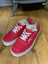 Vans red authentic for sale  HALIFAX