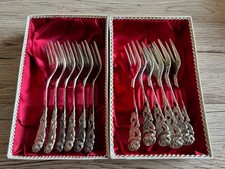 Kuchengabeln hildesheimer rose gebraucht kaufen  Hamm
