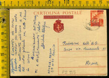 Luogotenenza cartolina intero usato  Italia