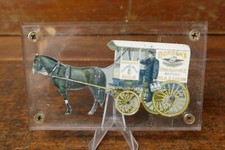 Antiguidade Borden's Leite Condensado Wagon Stand-up Comércio Cartão Garrafas De Leite E Creme, usado comprar usado  Enviando para Brazil