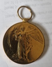 Original victory medal for sale  TIDWORTH
