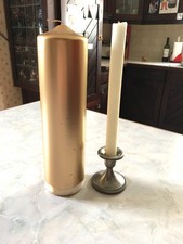 Gold church candle for sale  SAFFRON WALDEN