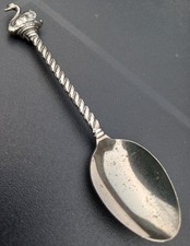 Vintage teaspoon swan for sale  BUSHEY