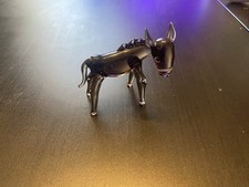 Brown glass donkey for sale  BARRY