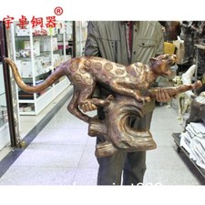 Statua pantera leopardo usato  Spedire a Italy