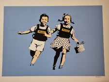 Litografia certificata banksy usato  Volvera