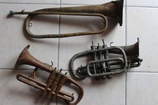 Lot military bugles d'occasion  Expédié en Belgium