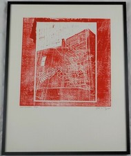 Original wookblock print for sale  Holliston